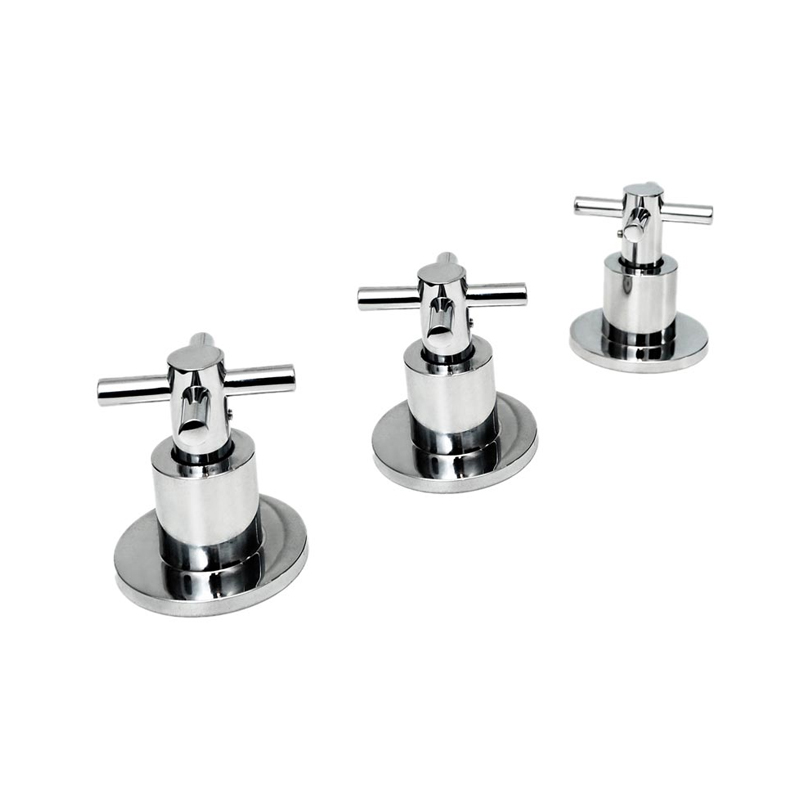 Griferia bidet metalica con transferencia Aymara Cruz cromado brillante