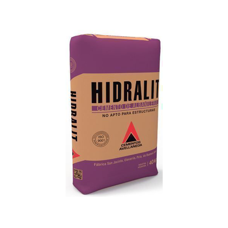 Cemento albañileria Hidralit no estructural submuraciones mamposteria contrapisos revoques bolsa x 40kg