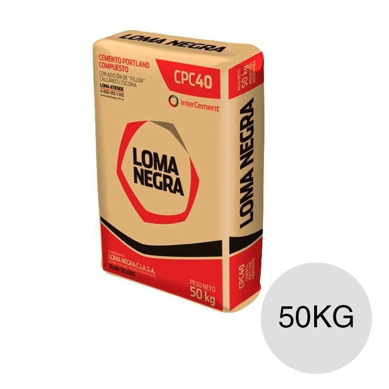 Cemento portland compuesto CPC40 estructural bolsa x 50kg