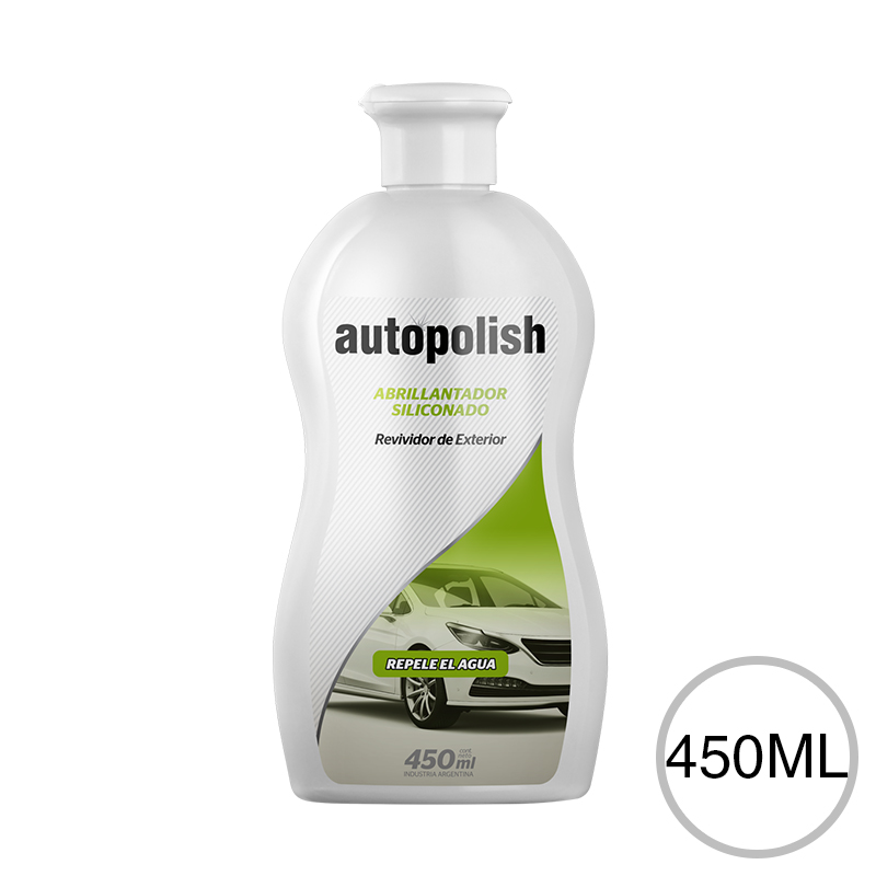 Autopolish Silicona Exterior Revividor Repele Agua 450ml