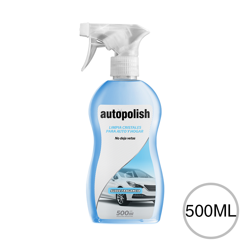Autopolish Limpia Cristales Desengrasante Auto y Hogar gatillo 500ml