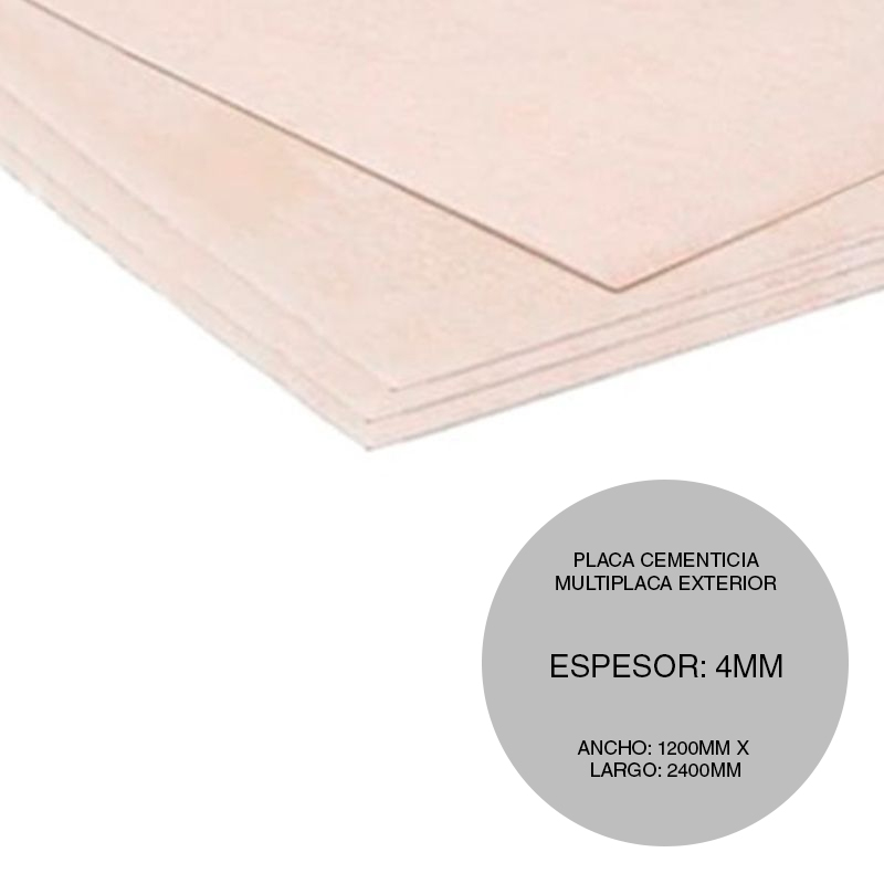 MULTIPLACA 4MM 1.2X2.4M