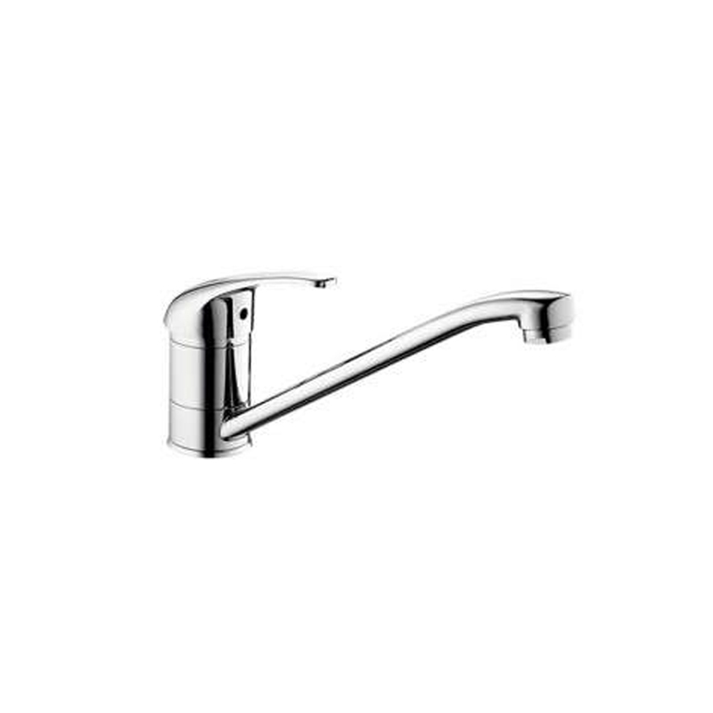 Griferia cocina acero monocomando Lisboa cromado brillante