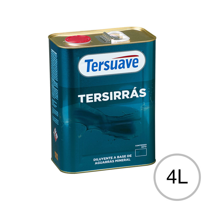 Diluyente Sinteticos Base Aguarras Mineral Tersirras 4L