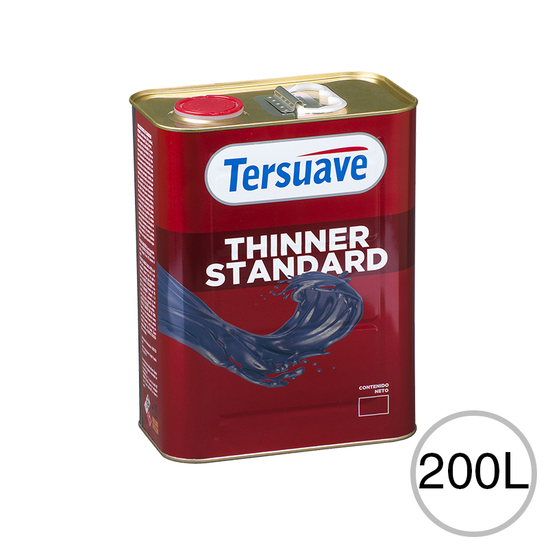 Diluyente de Pinturas y Fondos Uso General Thinner Standard Tersuave 200L