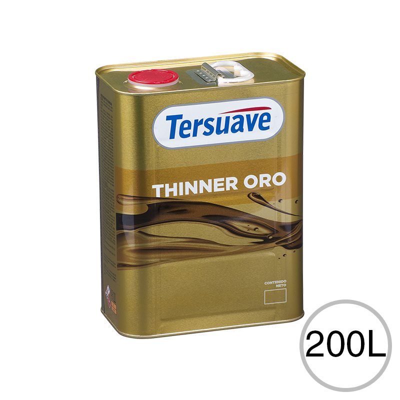 Diluyente de Pinturas y Lacas Thinner Oro Tersuave 200L