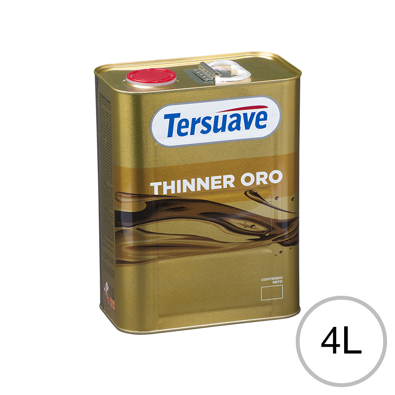 Diluyente de Pinturas y Lacas Thinner Oro Tersuave 4L