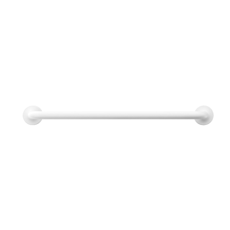 Barral baño discapacitados fijo recto acero Access blanco 80mm x 82mm x 780mm