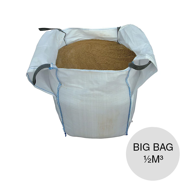 Arena fina construccion revoques hormigones bolson/big bag x 1/2m³