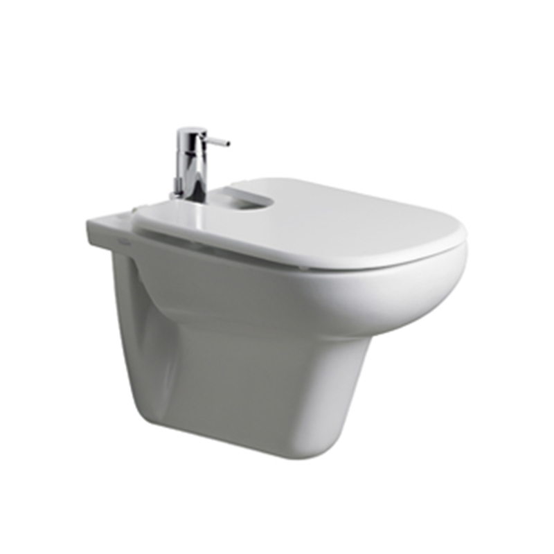 Bidet Bari de colgar 1 agujero blanco brillante apto tapa 350mm x 360mm x 515mm