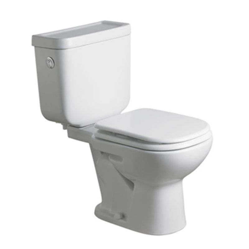 Inodoro Bari largo blanco brillante 360mm x 380mm x 660mm