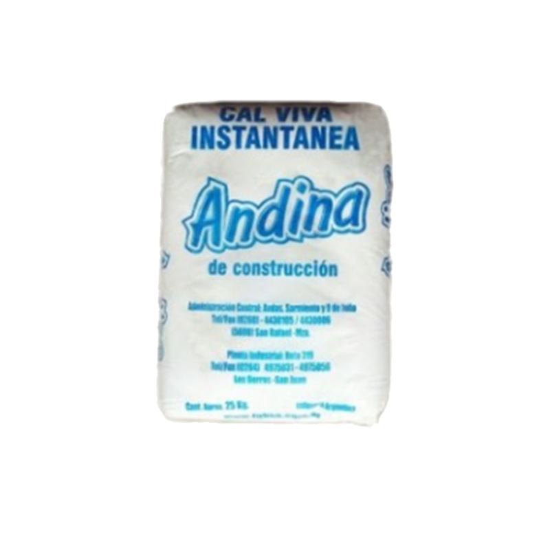 Cal viva construccion instantanea mayor rendimiento bolsa x 25kg