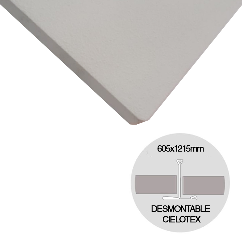 Placa CIELOPRO Desmontable 605x1215x35mm