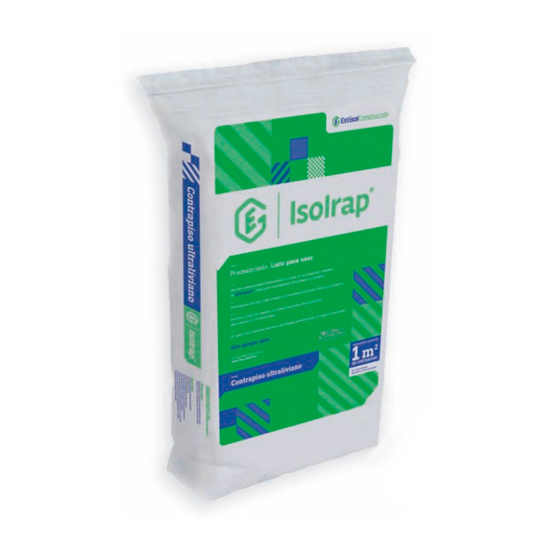 Mortero premezclado contrapiso ultraliviano Isolrap bolsa x 70l
