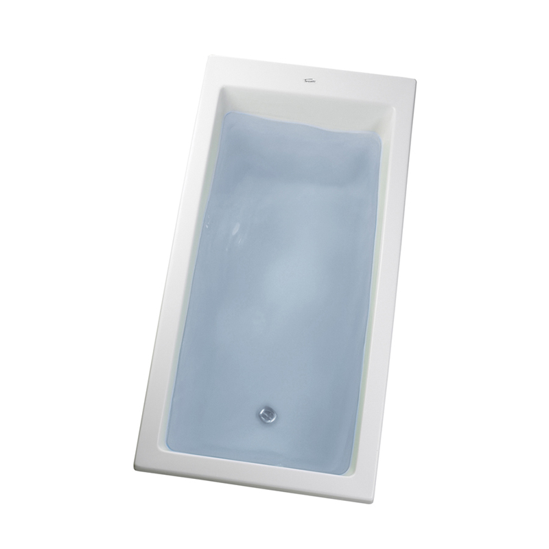 Bañera acrilico Niza empotrar blanco brillante 400mm x 750mm x 1200mm