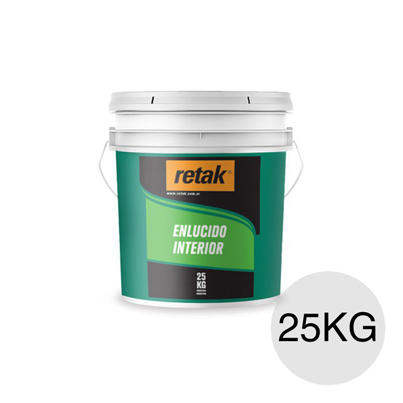 Enlucido interior terminacion ladrillos HCCA balde x 25kg