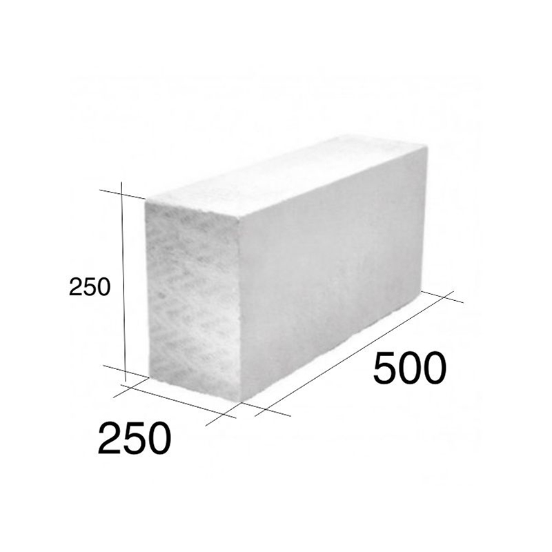 Ladrillo macizo 25 HCCA 250mm x 250mm x 500mm