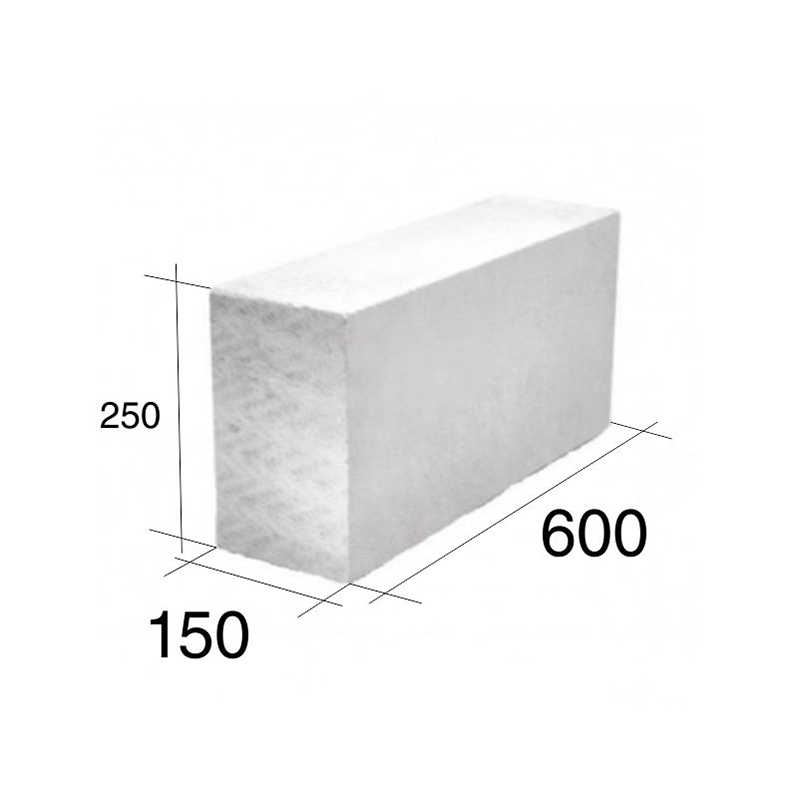 Ladrillo macizo 15 HCCA 150mm x 250mm x 600mm