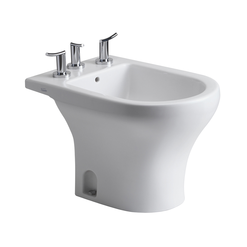 Bidet Veneto 3 agujeros blanco brillante 375mm x 382mm x 565mm