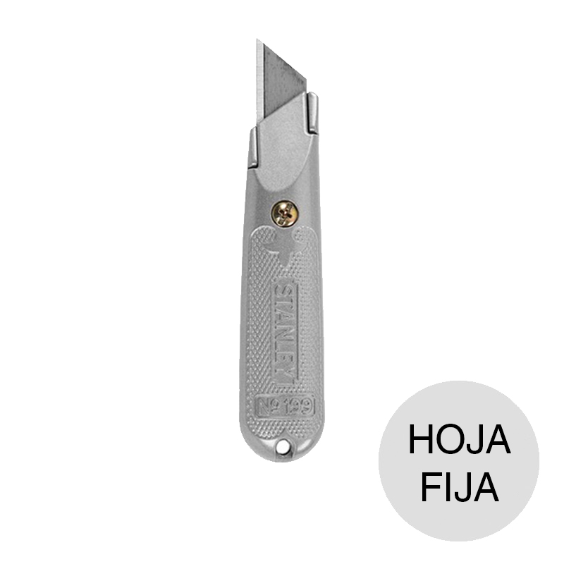 Trincheta metalica clasica 199 hoja fija