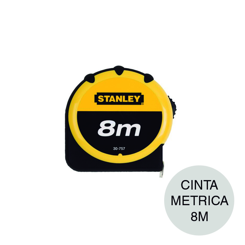Cinta metrica metalica Global Plus c/freno 25mm x 8m
