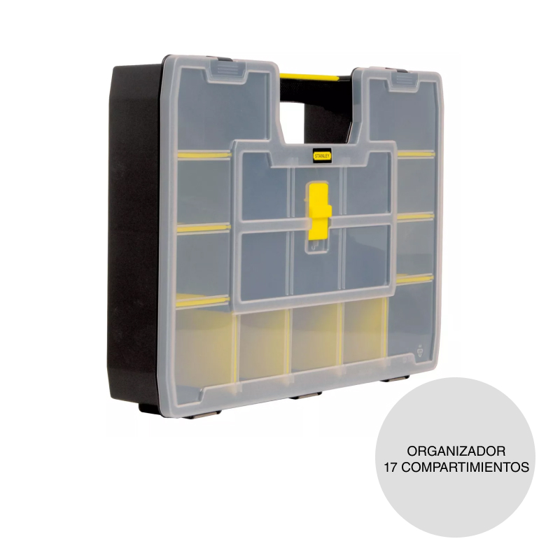 Caja gavetero organizador Sortmaster grande 17 compartimientos 88mm x 333mm x 431mm