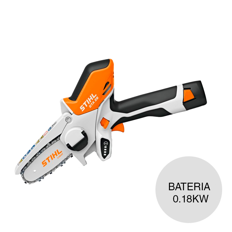 Motosierra bateria GTA 26 0.18kw espada 100mm