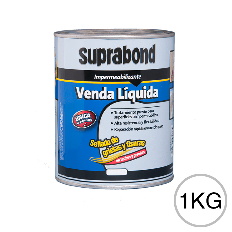 Impermeabilizante sintetico Venda Liquida exterior blanco lata x 1kg