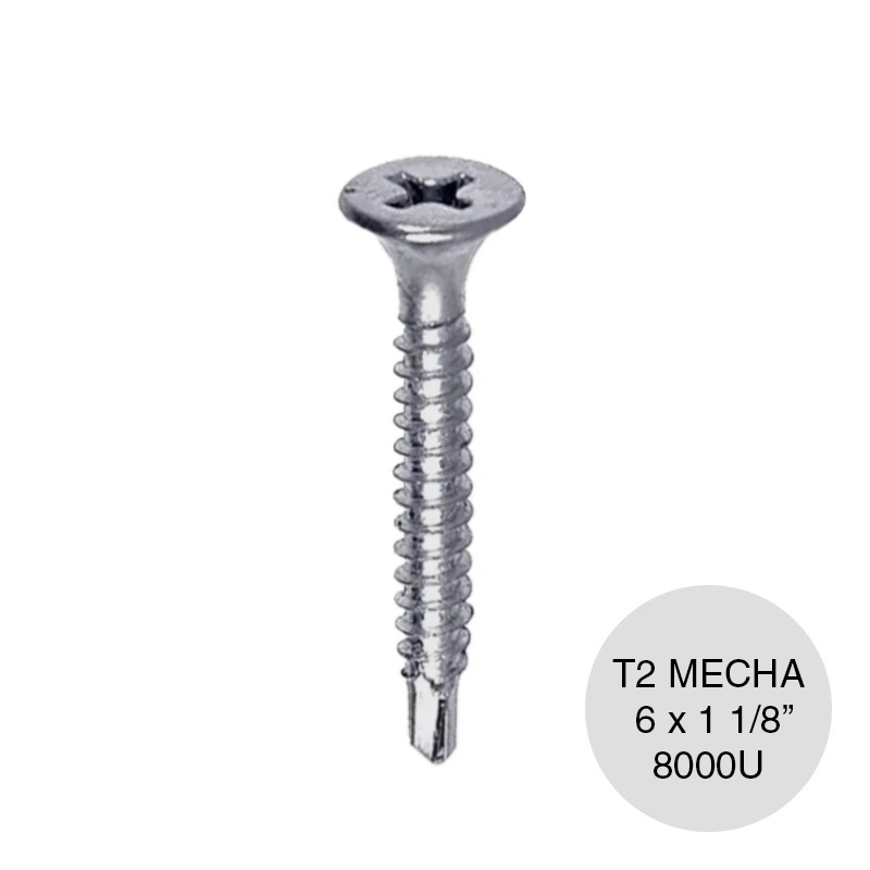 TORNILLO T2PM 6X1.1/8 CAJA X 8000U