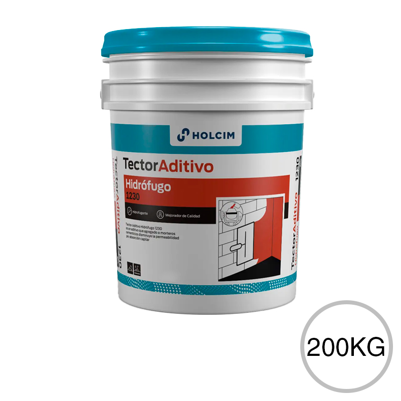 Aditivo hidrofugo 1230 morteros tambor x 200kg