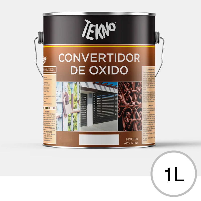 Convertidor de oxido blanco mate lata x 1L