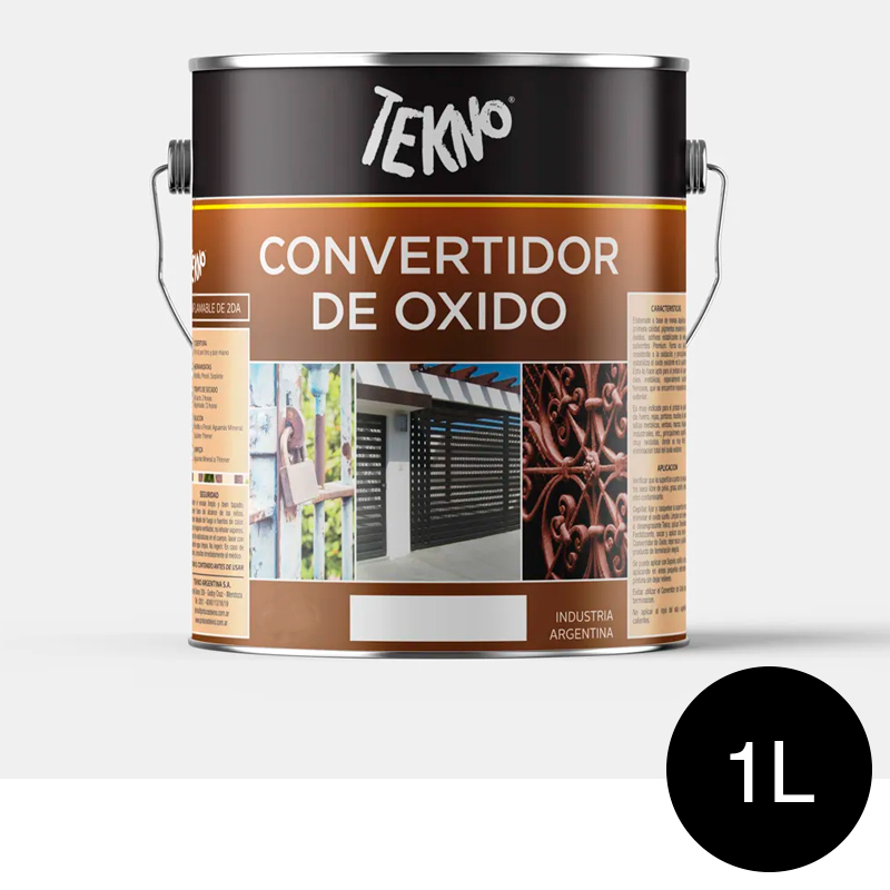 Convertidor de oxido negro mate lata x 1L