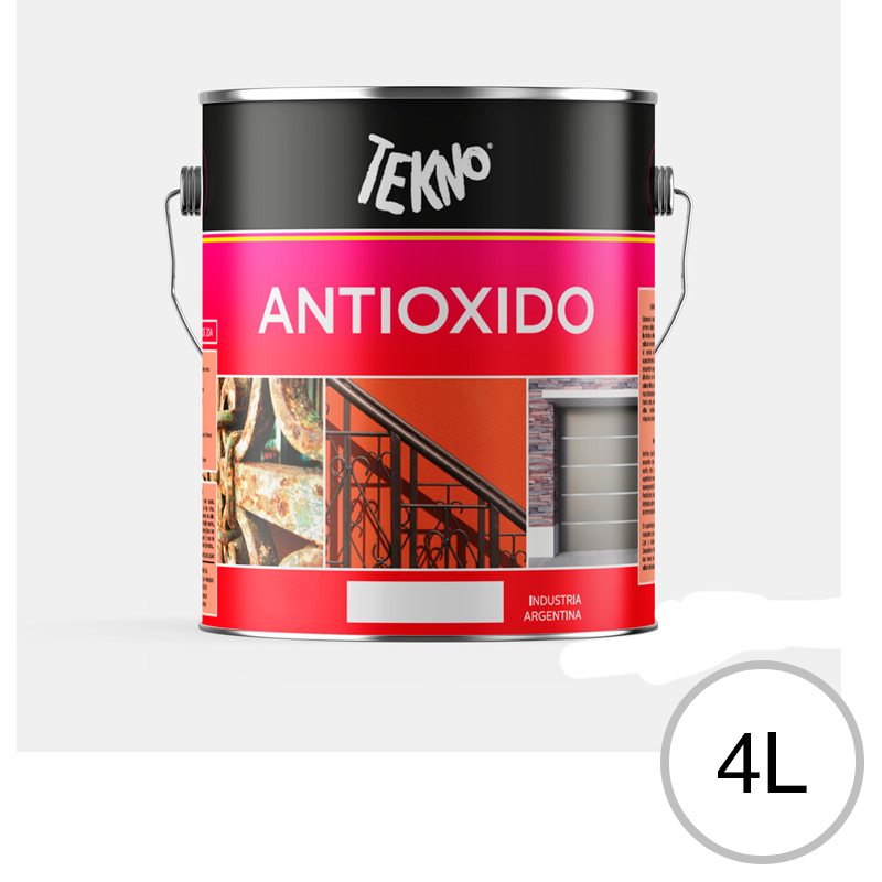 Pintura antioxido sintetico blanco mate lata x 4L