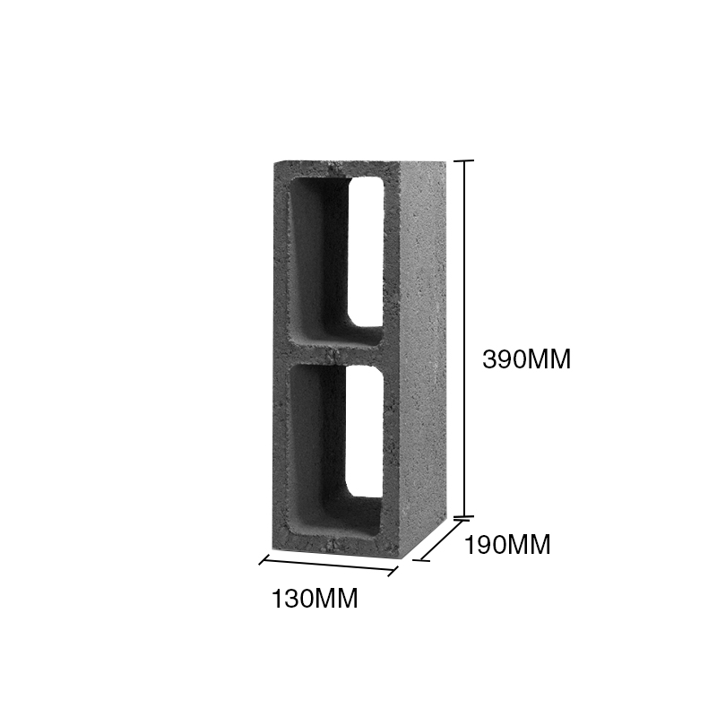 Bloque T13 liviano portante hormigon 130mm x 190mm x 390mm