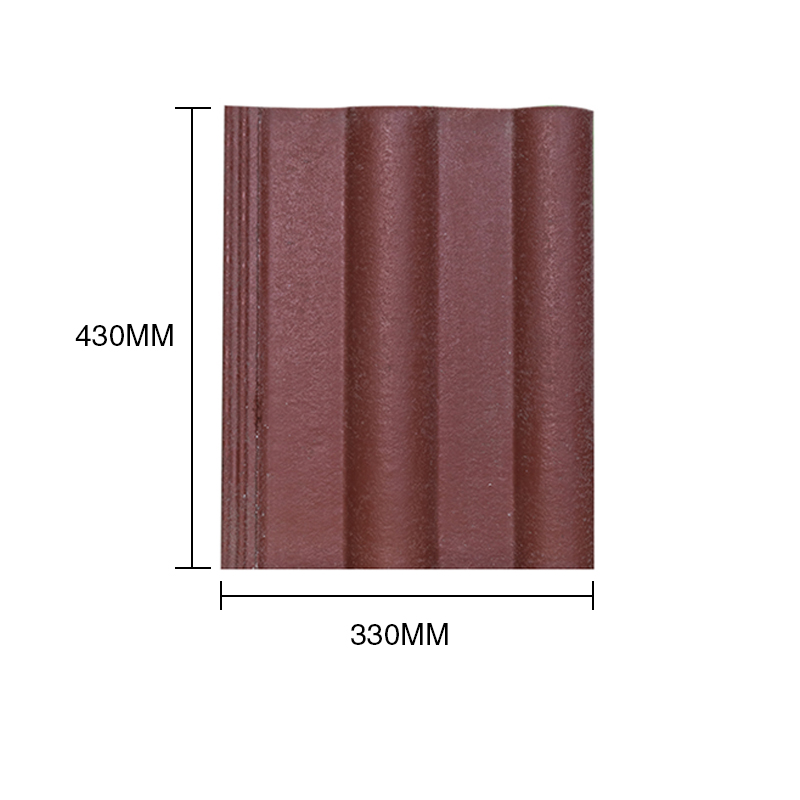 Teja cementicia Tejalite terracota 330mm x 430mm