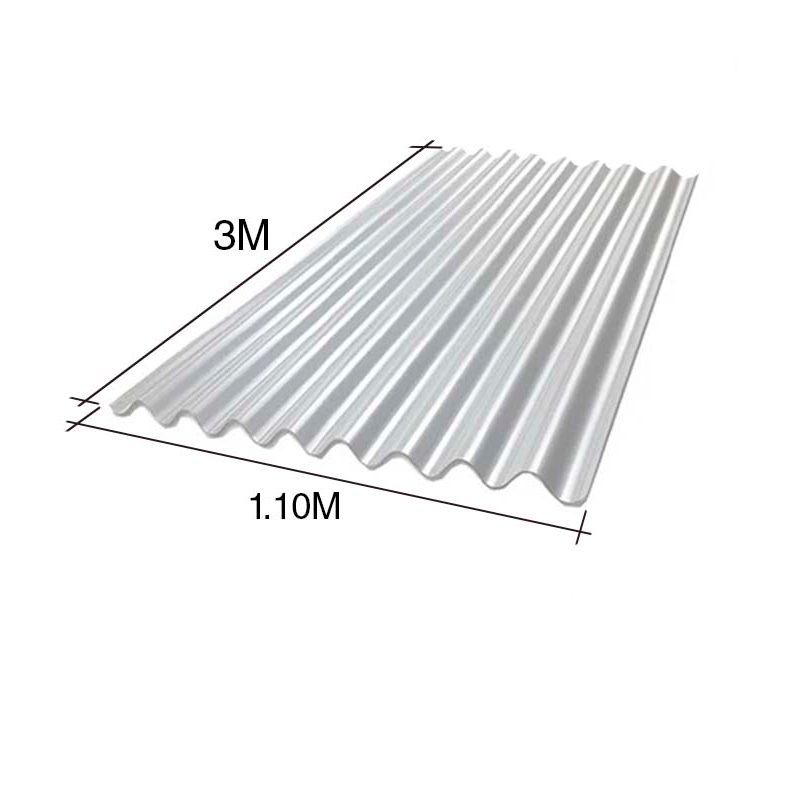 Chapa sinusoidal acanalada cincalum techos C25 3m x 1.1m x 0.5mm