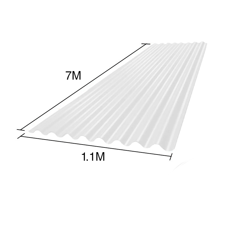 Chapa sinusoidal acanalada galvanizada techos C25 prepintada blanco 7m x 1.1m x 0.5mm