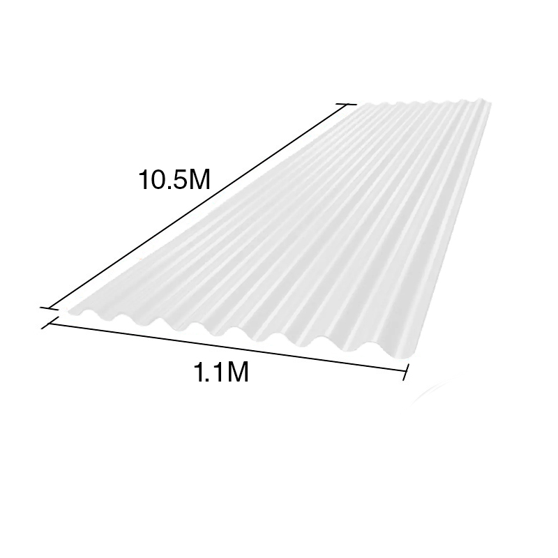 Chapa sinusoidal acanalada galvanizada techos C25 prepintada blanco 10.5m x 1.1m x 0.5mm