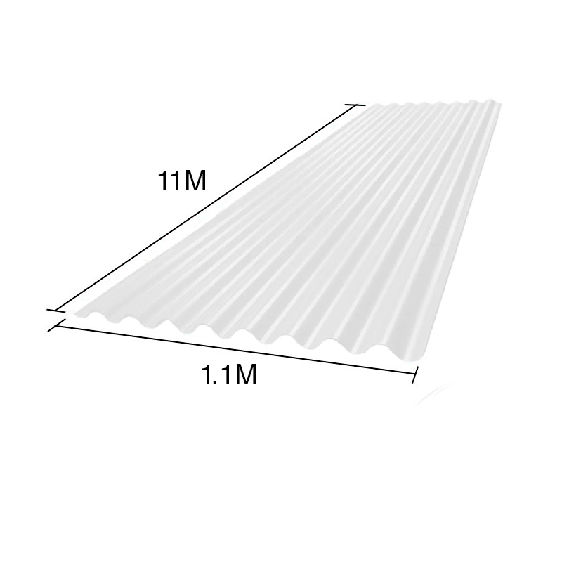 Chapa sinusoidal acanalada galvanizada techos C25 prepintada blanco 11m x 1.1m x 0.5mm