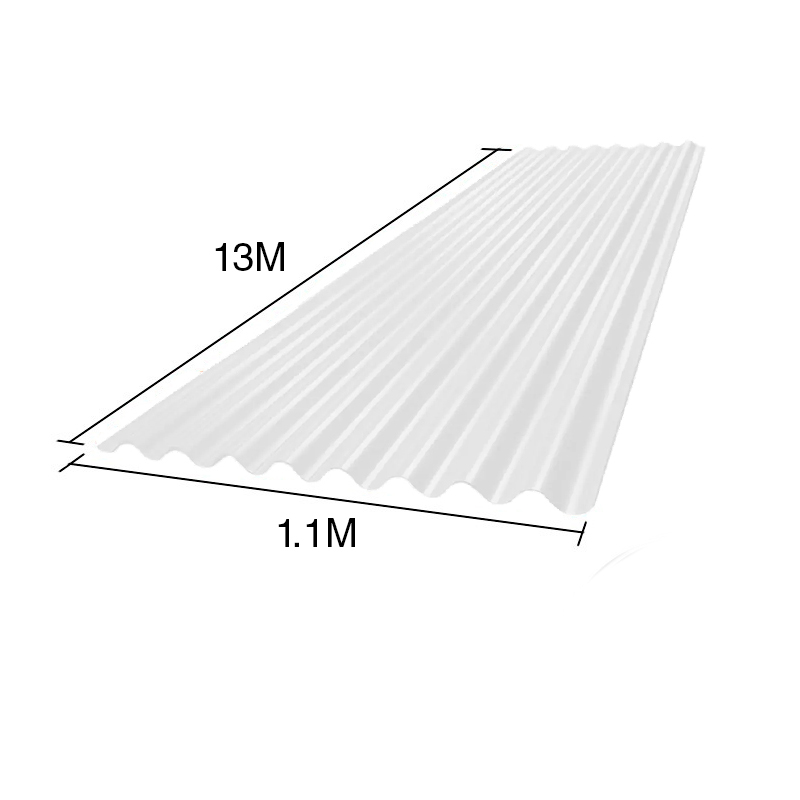Chapa sinusoidal acanalada galvanizada techos C25 prepintada blanco 13m x 1.1m x 0.5mm