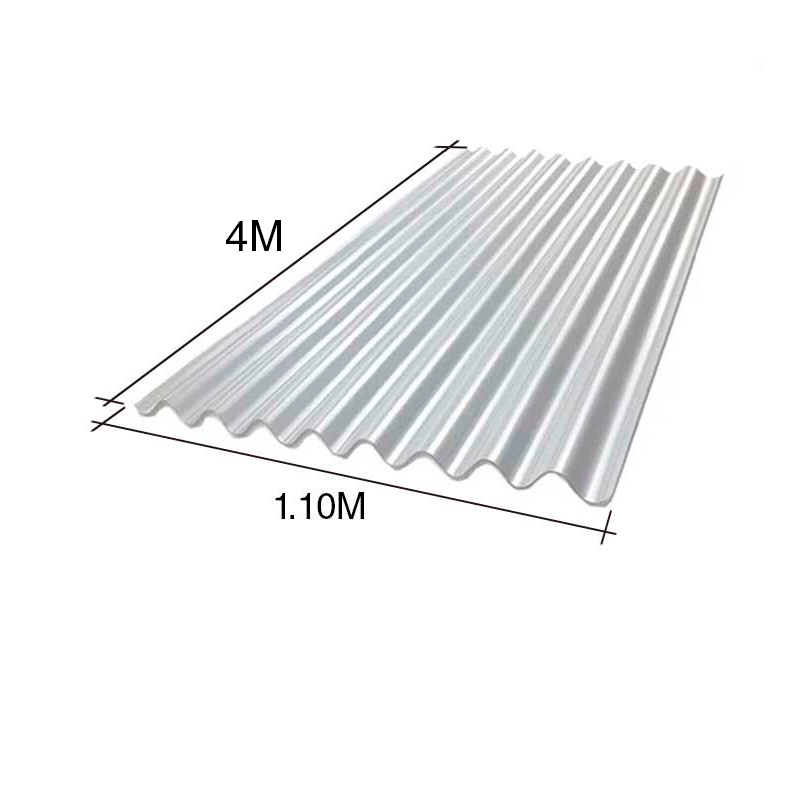 Chapa sinusoidal acanalada cincalum techos C27 4m x 1.1m x 0.4mm
