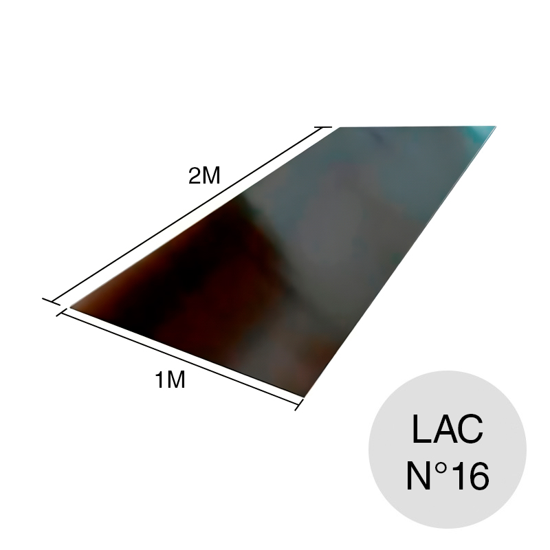 Chapa lisa LAC N°16 1.6mm x 1m x 2m