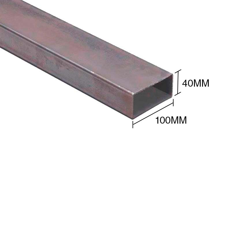Caño rectangular estructural 6m x 100mm x 40mm x 3.20mm