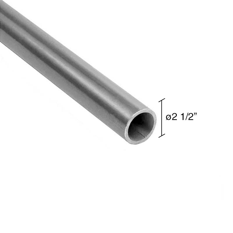Caño redondo estructural acero 2.50mm x ø 2 1/2" x 6m