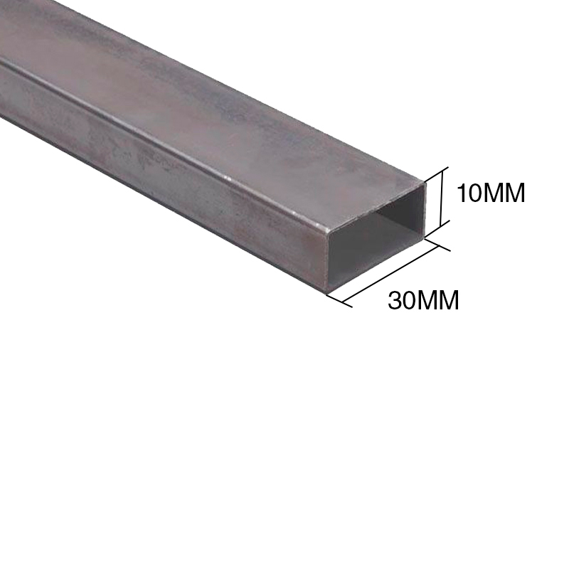 Caño rectangular estructural 6m x 30mm x 10mm x 1.2mm