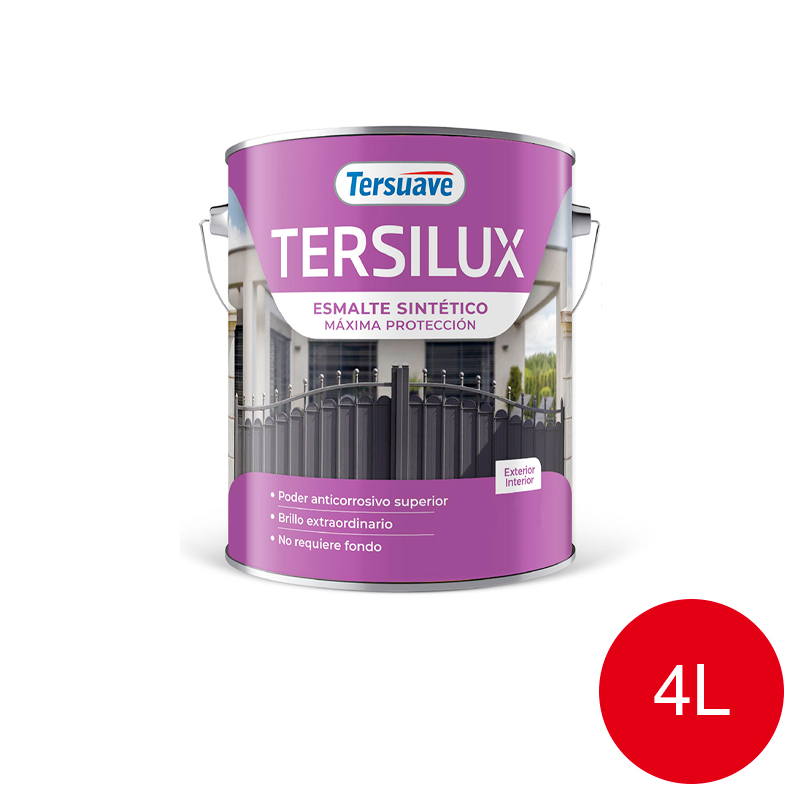 Esmalte Sintetico Convertidor Doble Accion Tersuave Bermellon Brillante 4L