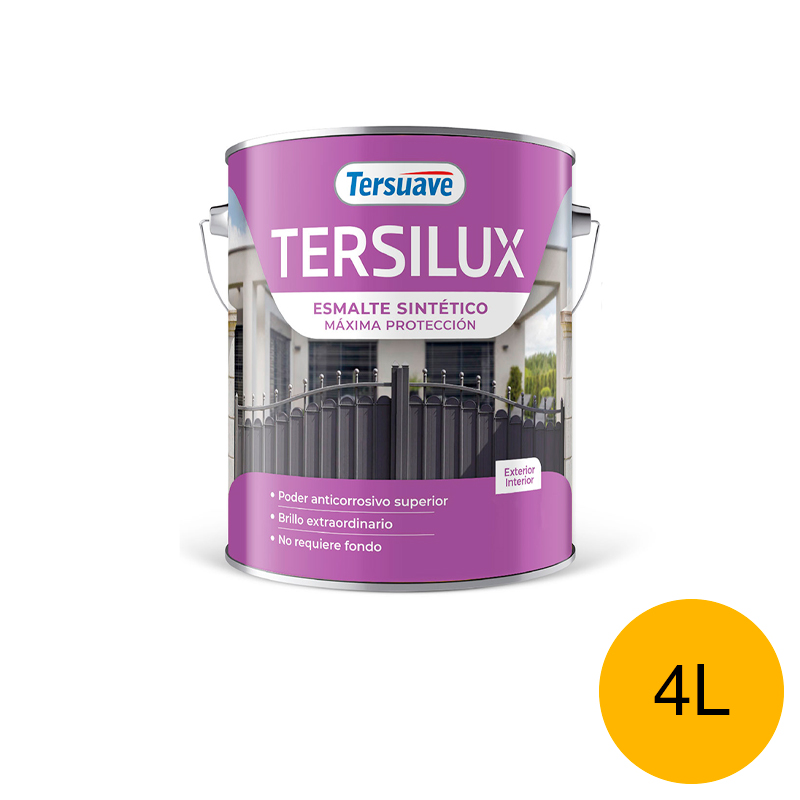 Esmalte Sintetico Convertidor Doble Accion Tersuave Amarillo Brillante 4L