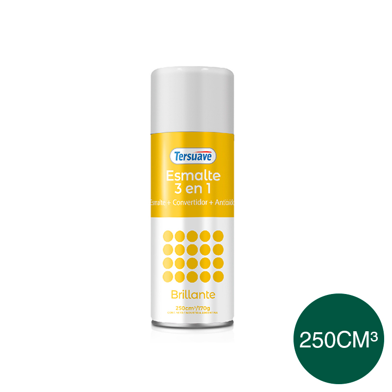 Aerosol Esmalte Sintetico Convertidor Antioxido Brillante Tersuave Verde Ingles 250cc