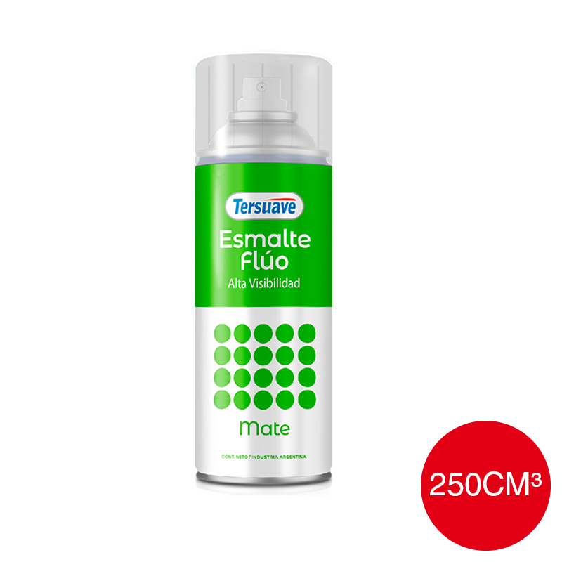 Aerosol Esmalte Sintetico Fluo Rojo Mate 250cc