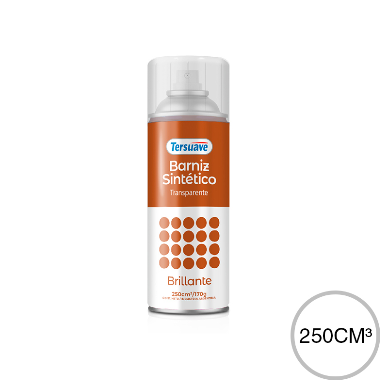 Aerosol Barniz Sintetico Tersuave Transparente Brillante 250cc